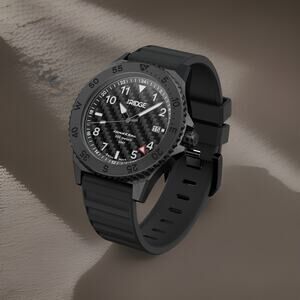 Ridge LIMITED EDITION LAND & SEA GMT WATCH 42MM Carbon Fiber 3K